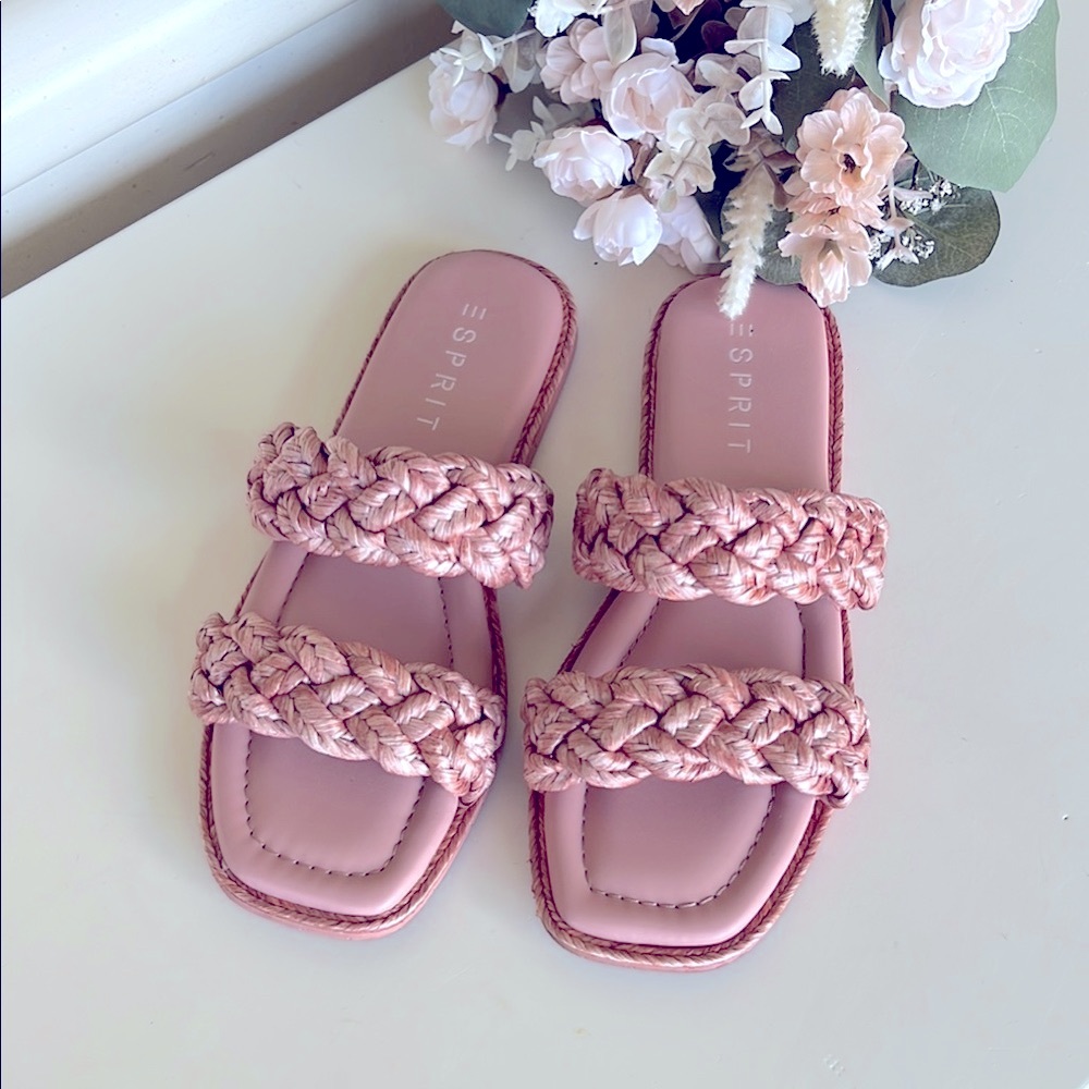 Esprit Pink LEXIE Sandals with Braided Straps